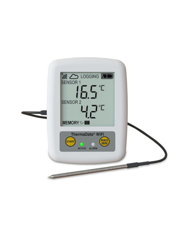WiFi Data Logger ThermaData TD Wireless z internim senzorjem