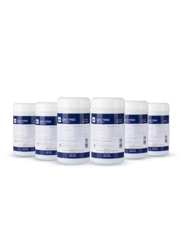 6 tub po 180 razkužilnih krpic
