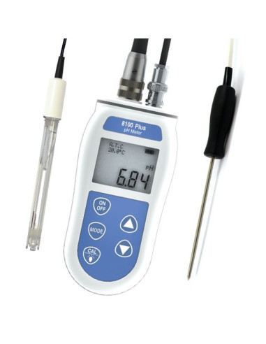 pH 8100 Plus kit merilnik pH, mV in temperature